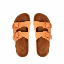 M&Co Red Double Buckle Sandals -M&Co shop unnamed file 3006