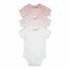 M&Co Pink Short Sleeve Bodysuits Three Pack