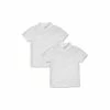 M&Co Boys White Back To School Short Sleeve Polos 2 Pack -M&Co shop unnamed file 3123
