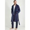 M&Co Blue Stripe Fluffy Robe -M&Co shop unnamed file 3153