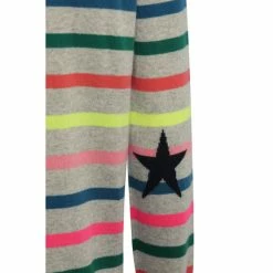 M&Co Grey Cashmere Multi Stripe Jumper -M&Co shop unnamed file 317