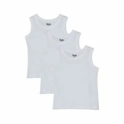 M&Co White Vest Top 3 Pack -M&Co shop unnamed file 3193