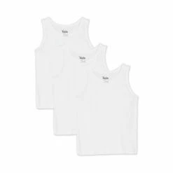 M&Co White Vests Three Pack
