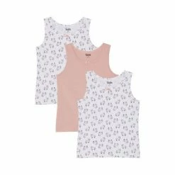 M&Co Pink Vest 3 Pack -M&Co shop unnamed file 3206