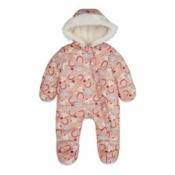 M&Co Pink Unicorn Rainbow Snowsuit