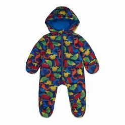 M&Co Blue Dinosaur Snowsuit