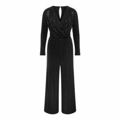 M&Co Black Sparkle Jumpsuit -M&Co shop unnamed file 3222