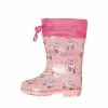 M&Co Pink Unicorn Toggle Wellies -M&Co shop unnamed file 3266