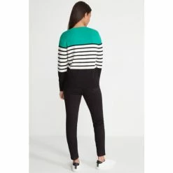 M&Co Petite Green Colour Block Jumper -M&Co shop unnamed file 33