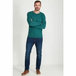 M&Co Blue Crew Neck Knitted Jumper -M&Co shop unnamed file 333