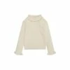 M&Co Natural Frill Roll Neck Jumper -M&Co shop unnamed file 342