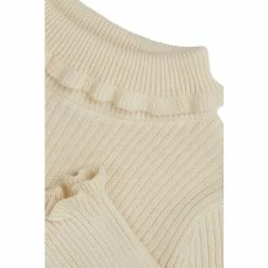 M&Co Natural Frill Roll Neck Jumper -M&Co shop unnamed file 344