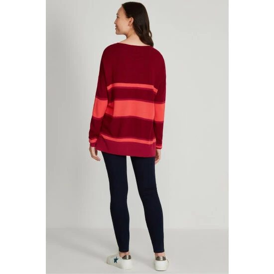 unnamed-file-349.jpg M&Co Red Striped V-Neck Jumper -M&Co shop unnamed file 349