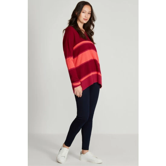 unnamed-file-350.jpg M&Co Red Striped V-Neck Jumper -M&Co shop unnamed file 350