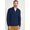 M&Co Blue Chenille Half Zip Jumper -M&Co shop unnamed file 355