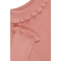 M&Co Pink Frill Roll Neck Jumper -M&Co shop unnamed file 365