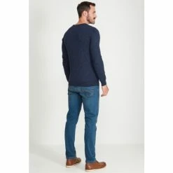 M&Co Blue Crew Neck Knitted Jumper -M&Co shop unnamed file 369