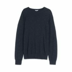 M&Co Blue Crew Neck Knitted Jumper -M&Co shop unnamed file 371