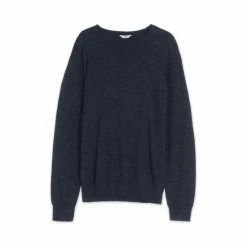 M&Co Blue Crew Neck Knitted Jumper -M&Co shop unnamed file 372