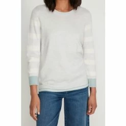 M&Co Grey Scallop Neck Jumper -M&Co shop unnamed file 376