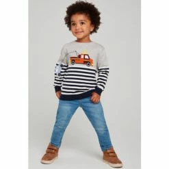 M&Co Grey Pickup Truck Jumper