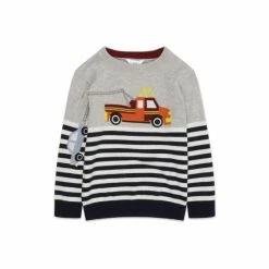 M&Co Grey Pickup Truck Jumper -M&Co shop unnamed file 382