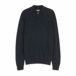 M&Co Blue Zip Through Knit Jumper -M&Co shop unnamed file 390