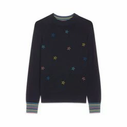 M&Co Blue Star Embroidered Jumper -M&Co shop unnamed file 396
