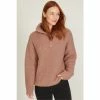M&Co Plain Brown Zip Collar Jumper -M&Co shop unnamed file 397