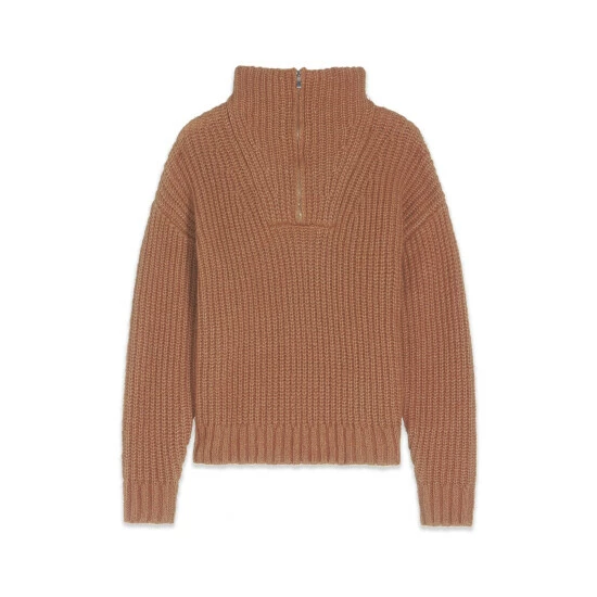 unnamed-file-400.jpg M&Co Plain Brown Zip Collar Jumper -M&Co shop unnamed file 400
