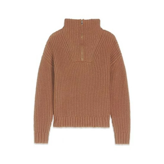 unnamed-file-402.jpg M&Co Plain Brown Zip Collar Jumper -M&Co shop unnamed file 402
