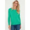 M&Co Green Plain V-Neck Split Hem Jumper -M&Co shop unnamed file 414