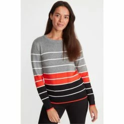 M&Co Petite Three Colour Stripe Jumper -M&Co shop unnamed file 422