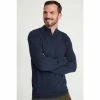 M&Co Blue Half Zip Knit Jumper -M&Co shop unnamed file 430