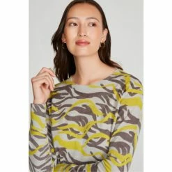 M&Co Grey Neon Zebra Print Jumper -M&Co shop unnamed file 440