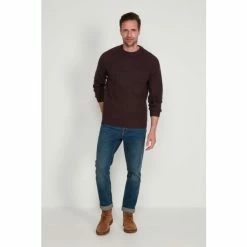 M&Co Fisherman Crew Neck Jumper