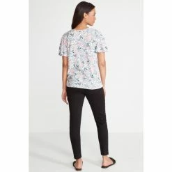 M&Co Petite Ivory Floral T-Shirt 3 M&Co Petite Ivory Floral T-Shirt -M&Co shop unnamed file 503