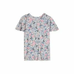 M&Co Petite Ivory Floral T-Shirt 7 M&Co Petite Ivory Floral T-Shirt -M&Co shop unnamed file 507