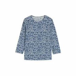 M&Co Blue Abstract Print Top -M&Co shop unnamed file 512