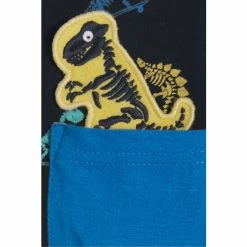 M&Co Blue Dinosaur 3D Pocket T-Shirt -M&Co shop unnamed file 561