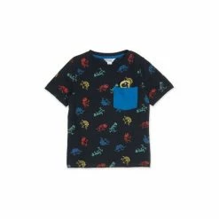 M&Co Blue Dinosaur 3D Pocket T-Shirt -M&Co shop unnamed file 563