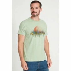 M&Co Green Bike Trail Graphic T-Shirt -M&Co shop unnamed file 577