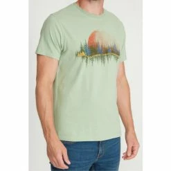 M&Co Green Bike Trail Graphic T-Shirt -M&Co shop unnamed file 580