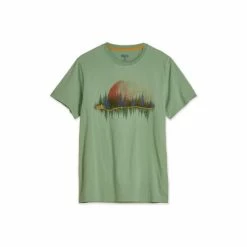 M&Co Green Bike Trail Graphic T-Shirt -M&Co shop unnamed file 581