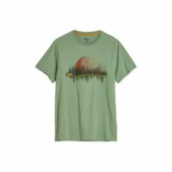 M&Co Green Bike Trail Graphic T-Shirt -M&Co shop unnamed file 582
