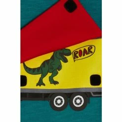 M&Co Natural Dino Truck 3D Long Sleeve T-Shirt -M&Co shop unnamed file 590
