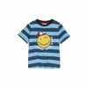 M&Co Blue Smile Face Stripe T-Shirt -M&Co shop unnamed file 598