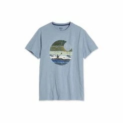 M&Co Blue Kayak Graphic T-Shirt -M&Co shop unnamed file 615