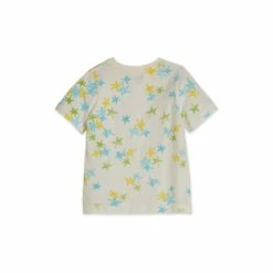 M&Co Cream Star Print T-Shirt -M&Co shop unnamed file 618