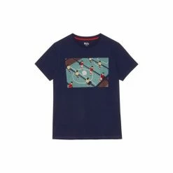M&Co Navy Blue Football Graphic T-Shirt -M&Co shop unnamed file 625